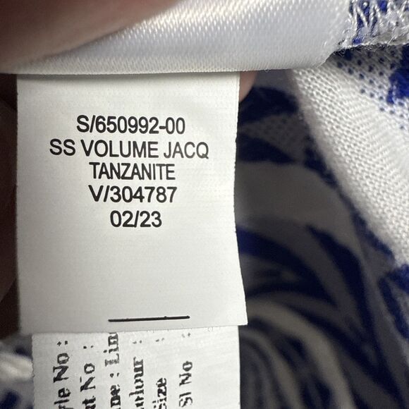 Old Navy Blue White Southwest Print Dress Women's Size Medium Knee Length - Picture 11 of 14